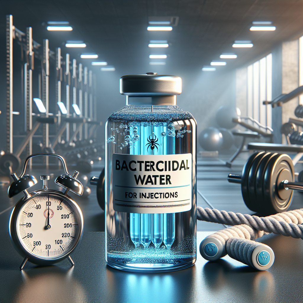Acqua battericida per iniezioni: un modo innovativo per accelerare il recupero post-allenamento