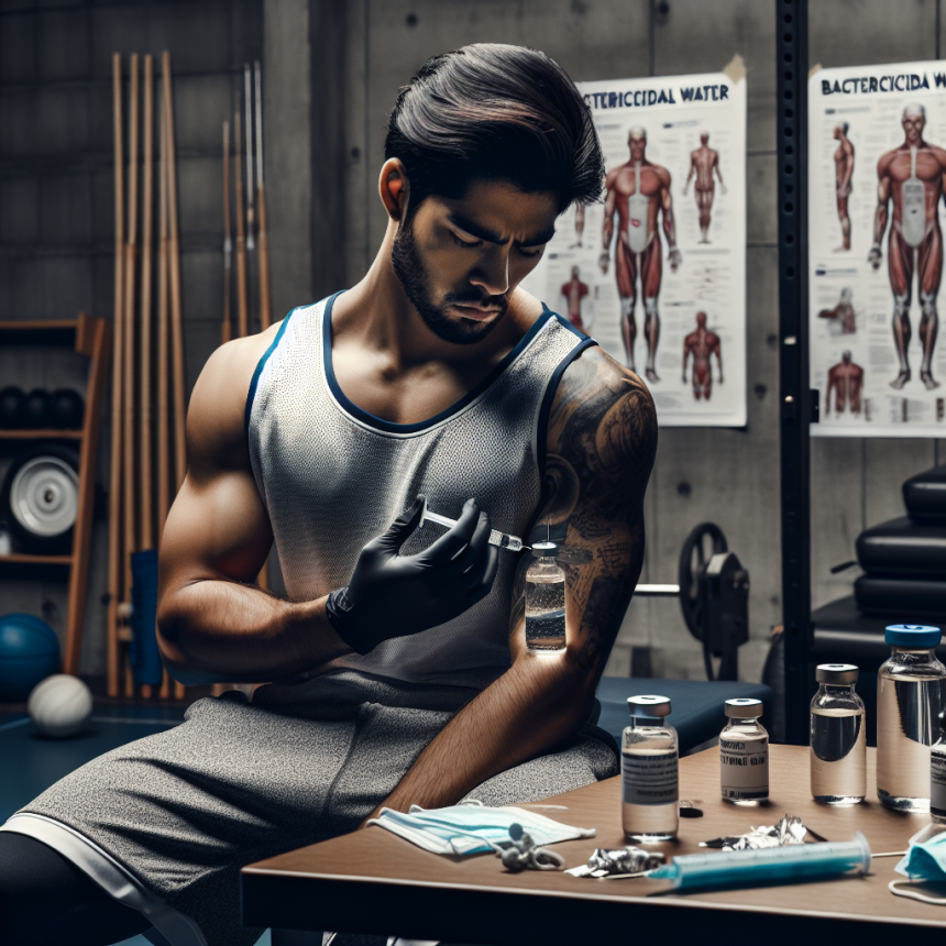 L'importanza dell'acqua battericida per iniezioni per gli atleti